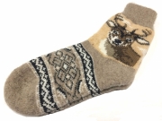 Шерстяные носки женские Олени (арт. 1195)