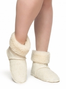 Носки-чарапе из натуральной овечьей шерсти белые (арт. 901-407)