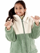 Детская куртка Elegance Junior (Элеганс Юниор),зеленый мох и белый цвет (арт. 908-61)