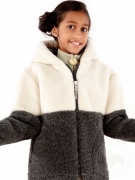 Детская куртка Elegance Junior (Элеганс Юниор),черный и белый цвет (арт. 908-121)