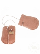 Детские рукавички шерстяные-велюровые Bibi Welur,светло-коричневый (арт. 1372-29)